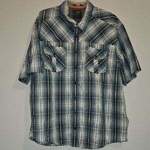 Men's 5.11 XXL Blue Plaid Shirt